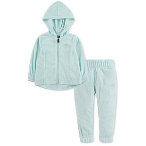 2-3T Nike Velour Matching Sea foam Green set